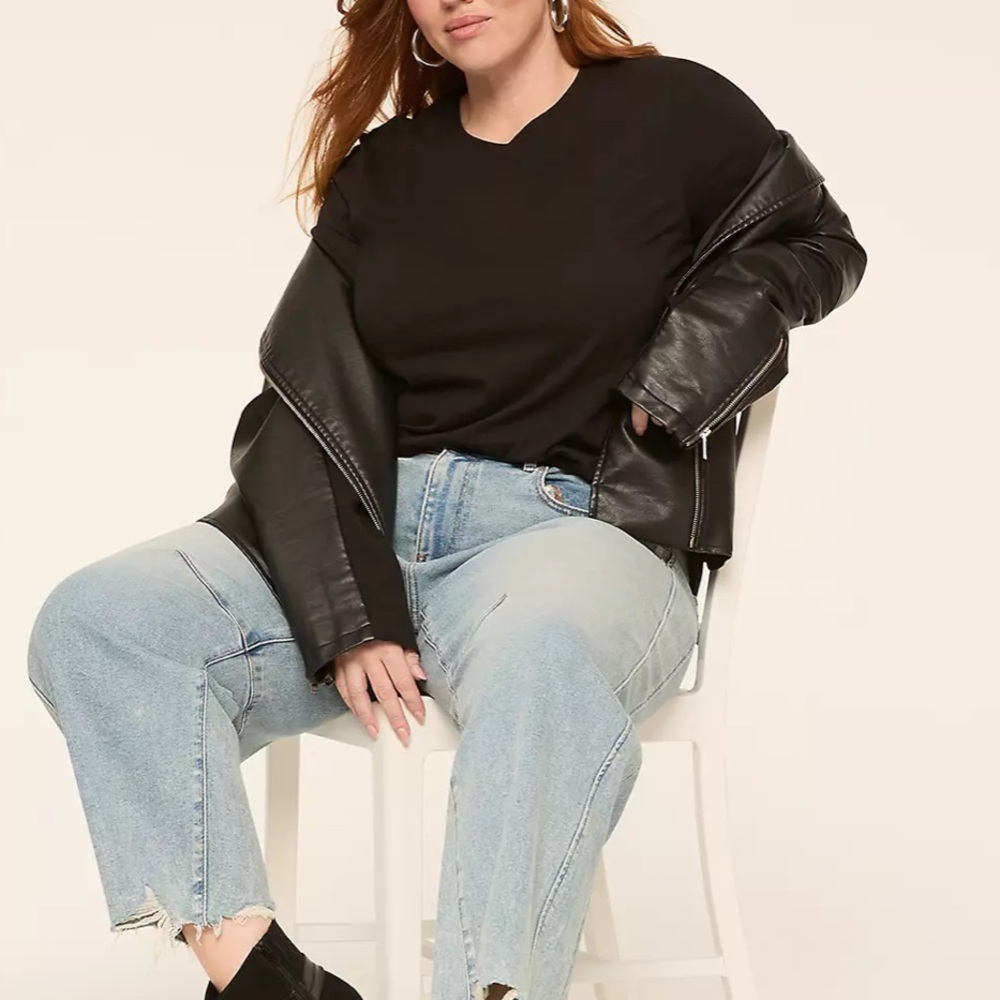Lane Bryant NWT Scoop Neck Dolman Sleeve Tee SIZE 30 32